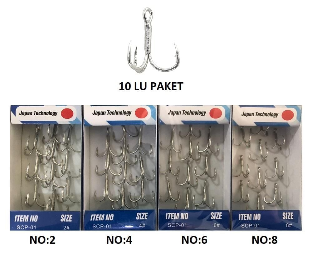 Remixon SCP-1 Galvaniz Üçlü İğne (10 lu Paket)