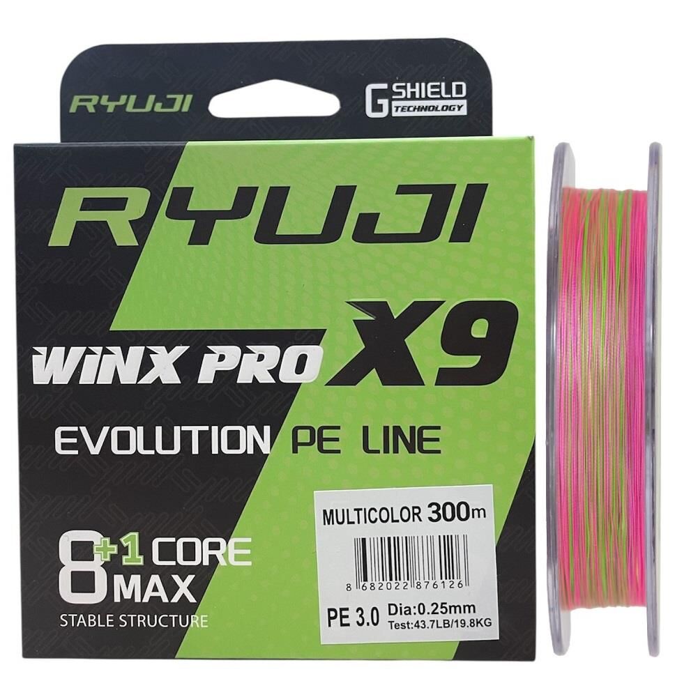 Ryuji WinX Pro X9 300mt 0.25mm İp Misina Multi Color