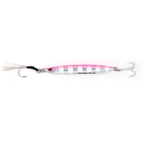Ryuji Silent Jig 8.5cm 40gr Jig Yem Pink Zebra Glow
