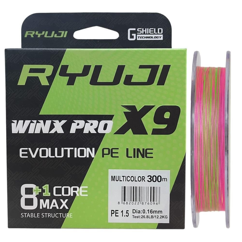 Ryuji WinX Pro X9 300mt 0.16mm İp Misina Multi Color