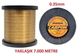 Kudos Carpon 1Kg 0.35mm Monofilament Bobin Misina Camo