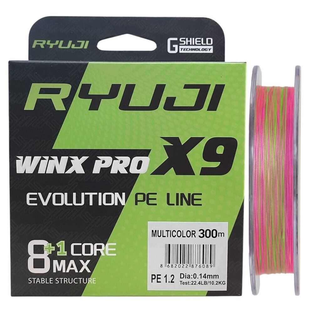 Ryuji WinX Pro X9 300mt 0.14mm İp Misina Multi Color