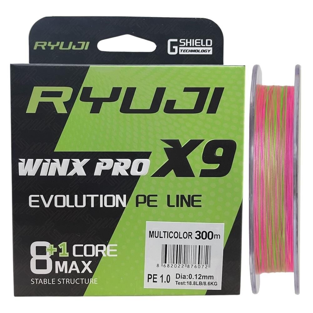 Ryuji WinX Pro X9 300mt 0.12mm İp Misina Multi Color