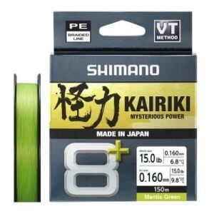 Shimano Kairiki 8+ 150 Mt 0.16mm İp Misina Mantis Green