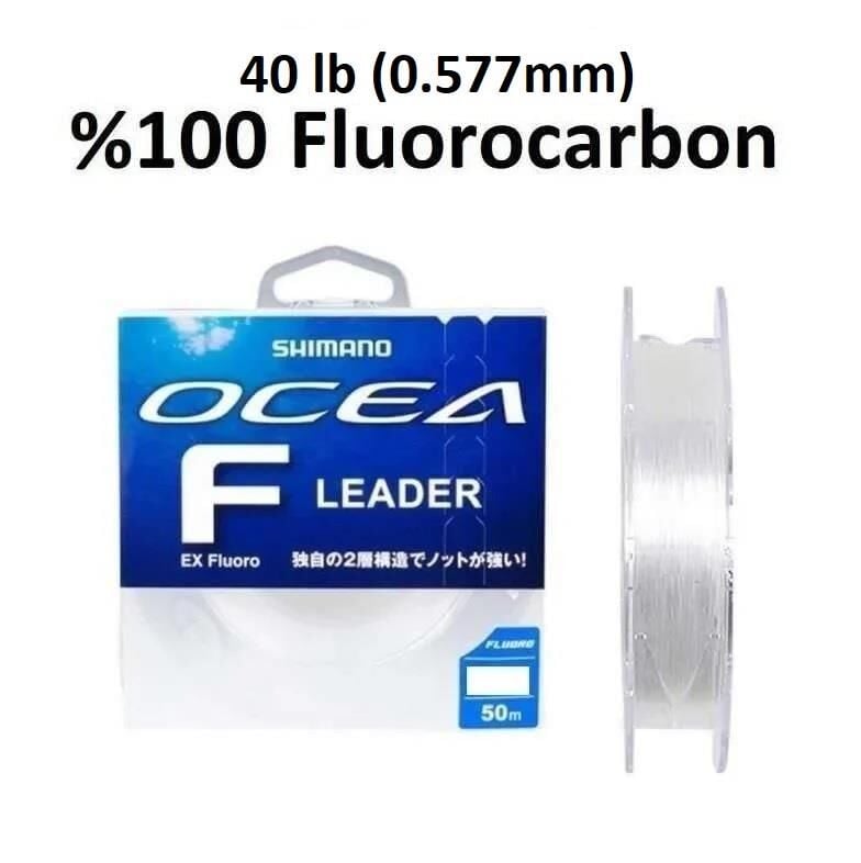 Shimano Ocea F Leader EX Fluorocarbon Misina 50m 40lb 0.577mm