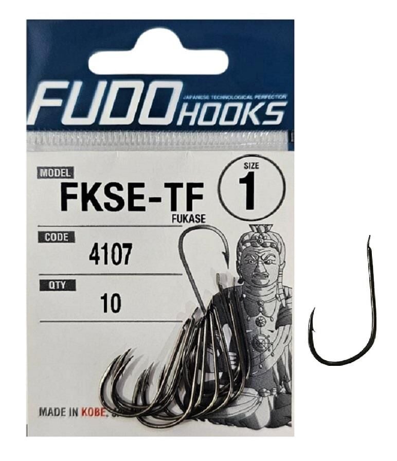 Fudo 4107 No:1 Fukase Teflon Olta İğnesi 10 Adet