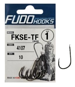 Fudo 4107 No:1 Fukase Teflon Olta İğnesi 10 Adet