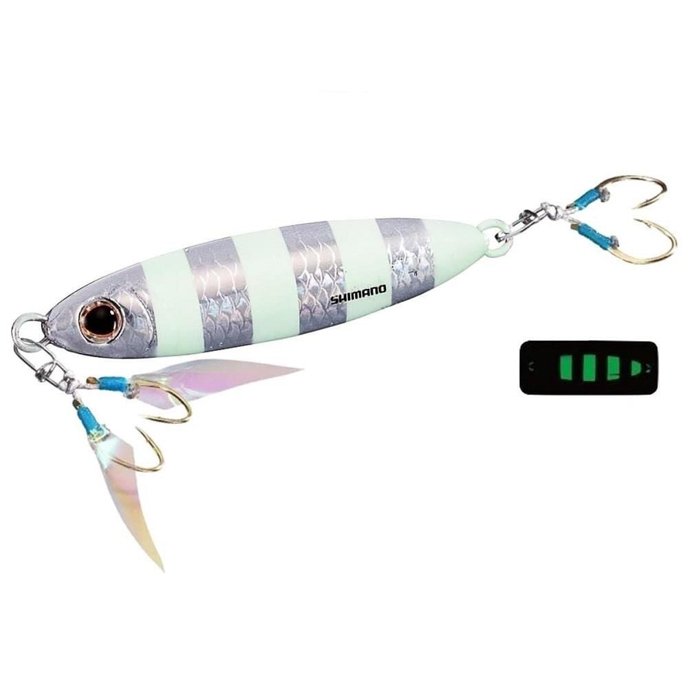 Shimano Ocea Flat Light 72mm 50gr Jig Yem 001 Zebra