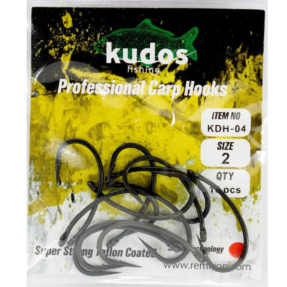 Kudos KDH-04 Curve Shank Sazan İğnesi (10 Adet)