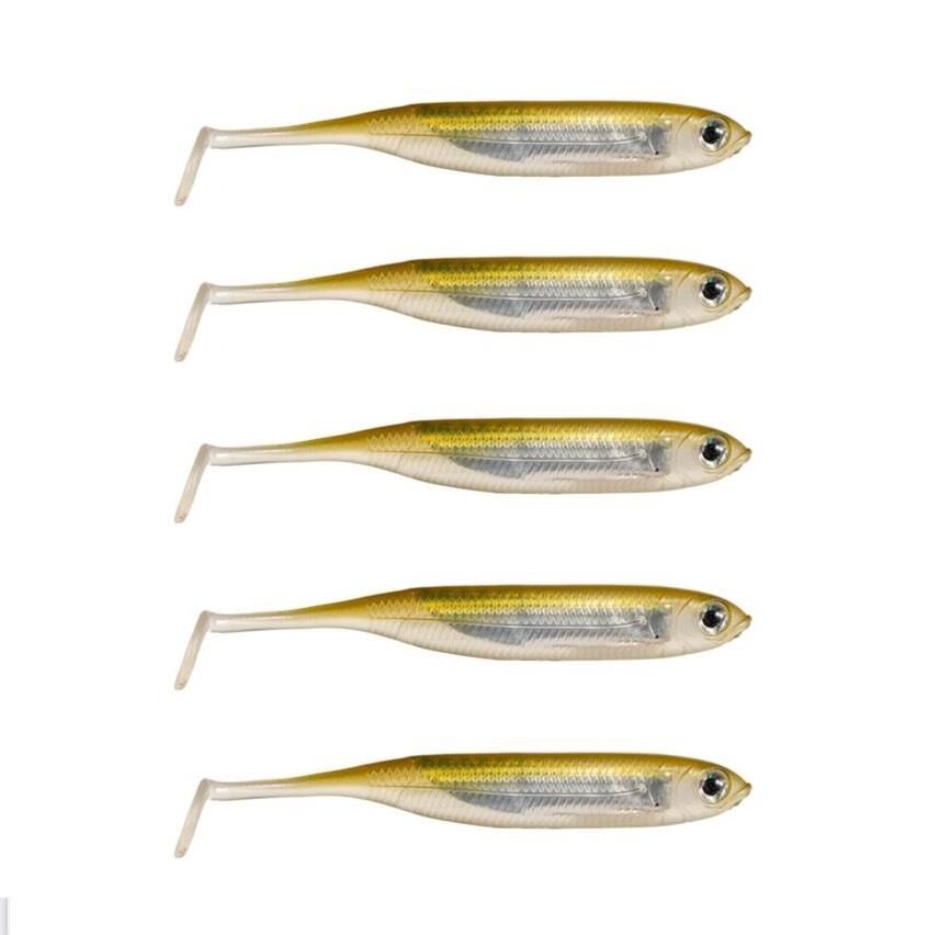 Ryuji Real Fish 8cm 2gr LRF Silikon Yem 5 li Paket Flash