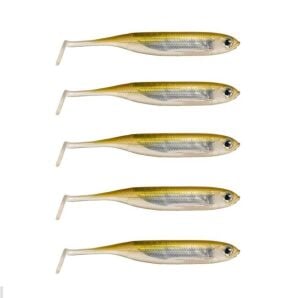 Ryuji Real Fish 8cm 2gr LRF Silikon Yem 5 li Paket Flash