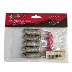 Captain 3569 Style Soft 8cm 5.5gr Silikon Yem 5 Adet Color:4