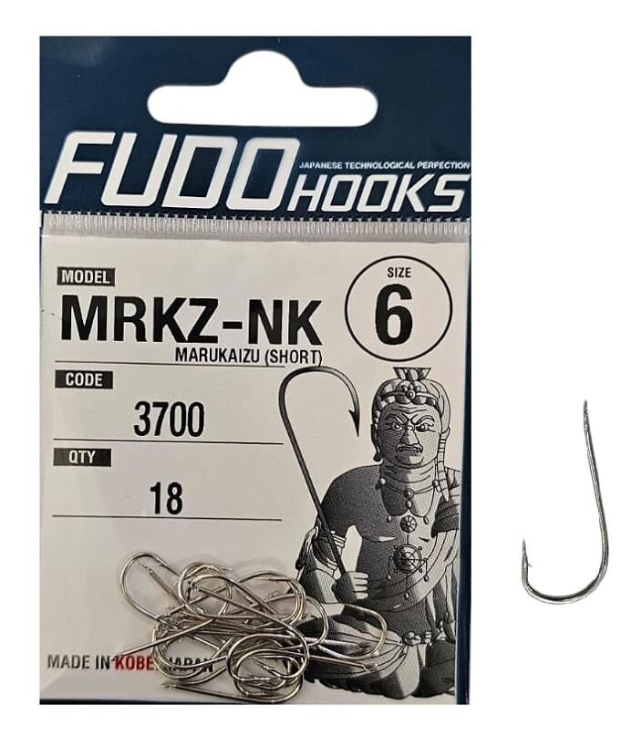 Fudo 3700 No:6 Marukaizu Nikel Olta İğnesi 18 Adet