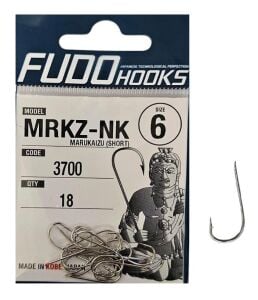 Fudo 3700 No:6 Marukaizu Nikel Olta İğnesi 18 Adet