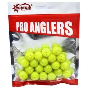 Captain 3550 Walker 13mm Yumuşak Silikon Boili 20 Adet Yellow