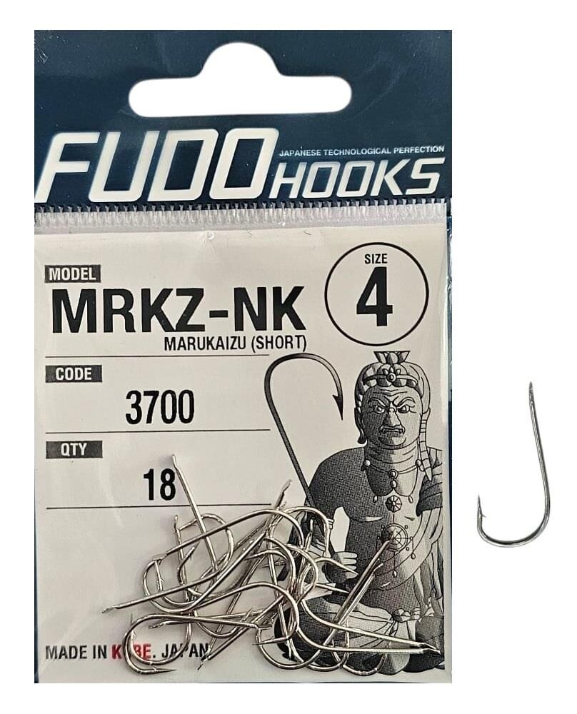 Fudo 3700 No:4 Marukaizu Nikel Olta İğnesi 18 Adet