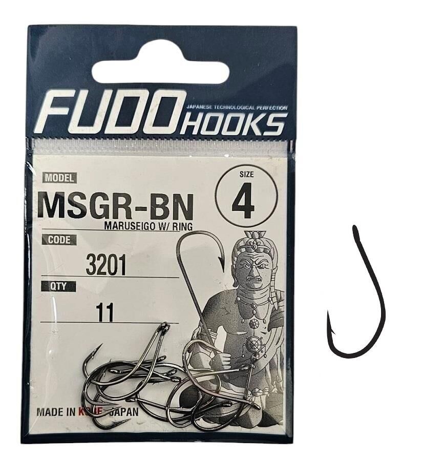 Fudo 3201 No:4 Maruseigo W/Ring Black Nikel Olta İğnesi 11 Adet