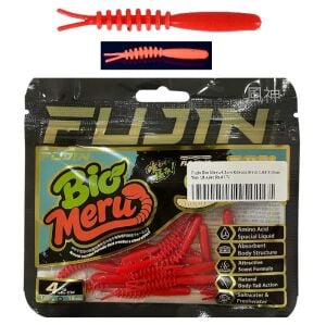 Fujin Bio Meru 4.2cm Kokulu Sıvılı LRF Silikon Yem 18 Adet Red UV