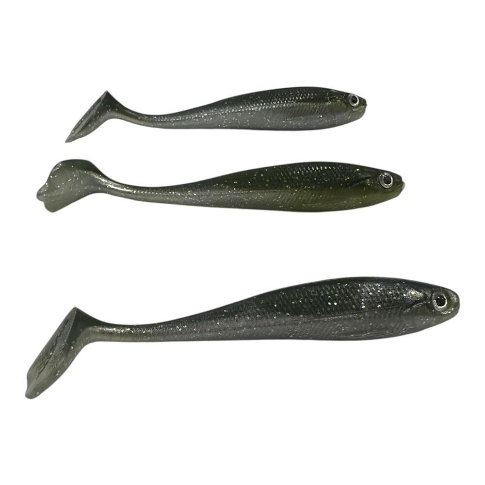 Fujin Duck Tail 9cm 5.2gr Silikon Balık 3 Adet Olive
