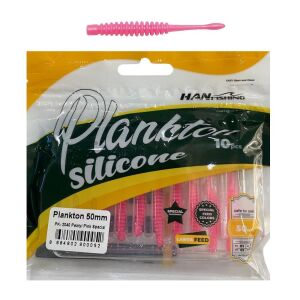 Hanfish Plankton 50mm 5cm LRF Silikon Yem 10 Adet PK2040 Pearyl Pink Special