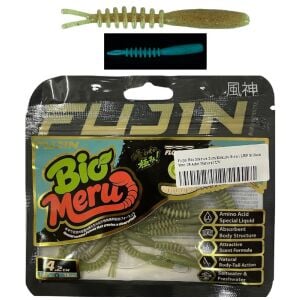 Fujin Bio Meru 4.2cm Kokulu Sıvılı LRF Silikon Yem 18 Adet Natural UV