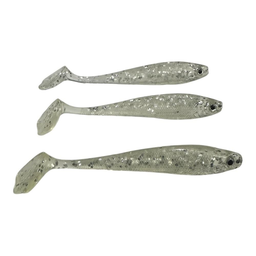 Fujin Duck Tail 9cm 5.2gr Silikon Balık 3 Adet Mad Grey