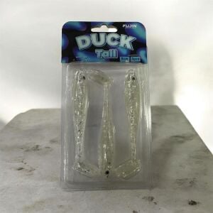 Fujin Duck Tail 9cm 5.2gr Silikon Balık 3 Adet Mad Grey