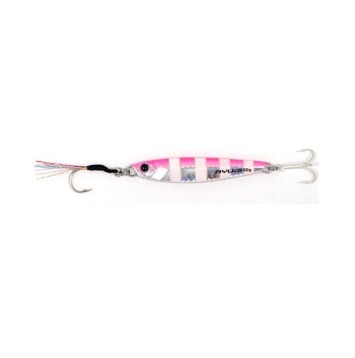 Ryuji Jig King 8cm 40gr Jig Yem Pink Zebra Glow
