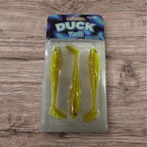 Fujin Duck Tail 9cm 5.2gr Silikon Balık 3 Adet G.Chartreuse