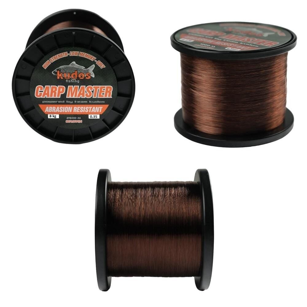 Kudos Carp Master 2500m 0.35mm Kahve Sazan Misinası