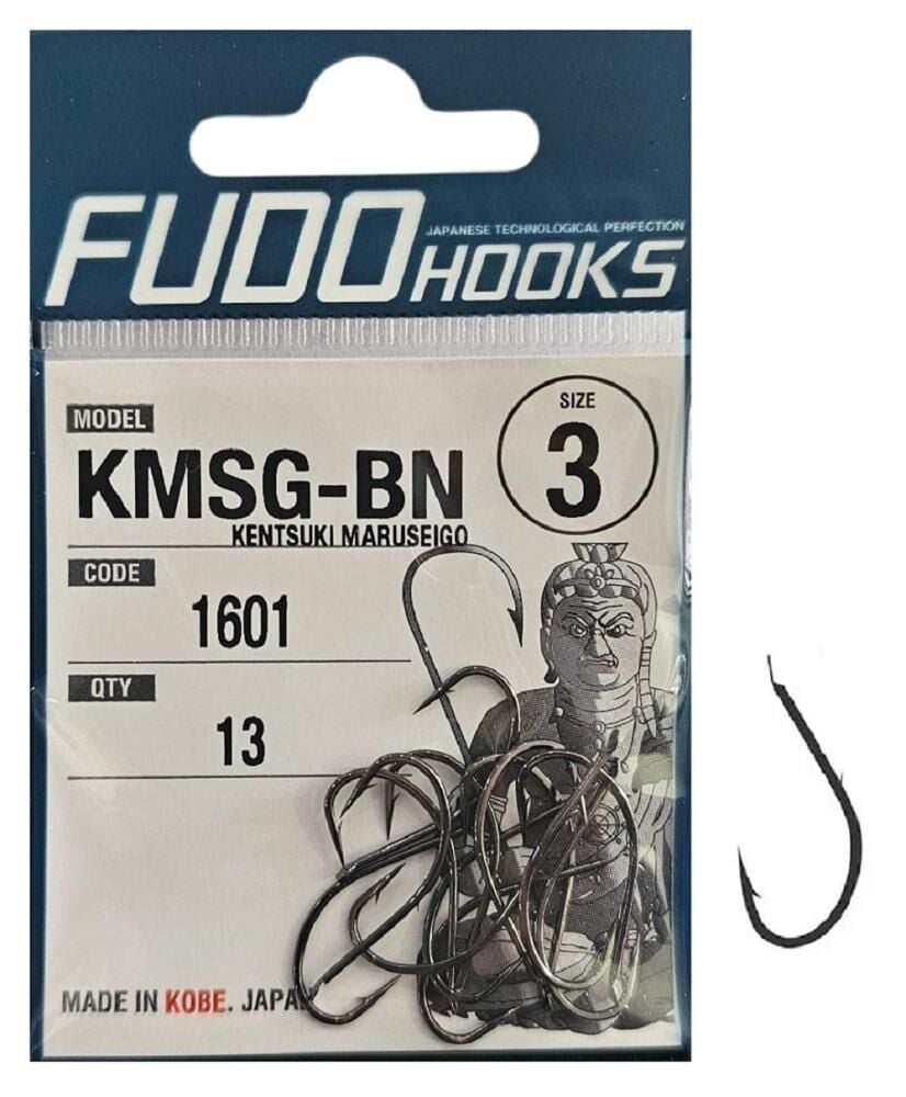 Fudo 1601 No:3 Kentsuki Maruseigo Black Nikel Olta İğnesi 13 Adet