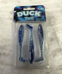 Fujin Duck Tail 9cm 5.2gr Silikon Balık 3 Adet Blue Space