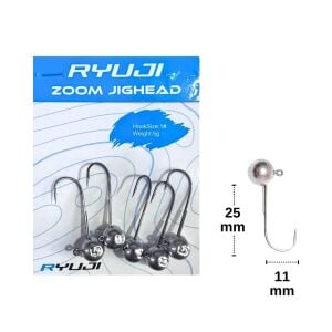 Ryuji Zoom 5gr İğne No:1 Çentiksiz Zoka Jighead (5 Adet)