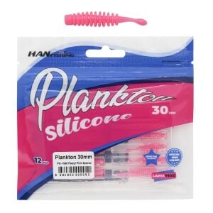 Hanfish Plankton 30mm 3cm LRF Silikon Yem 12 Adet PS1040 Pearyl Pink Special