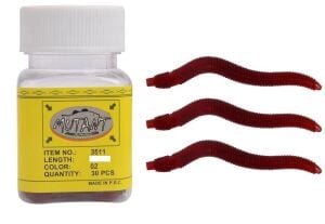 Mutant 3511 4cm 0.35gr Silikon Solucan Yem 30 Adet Renk 02