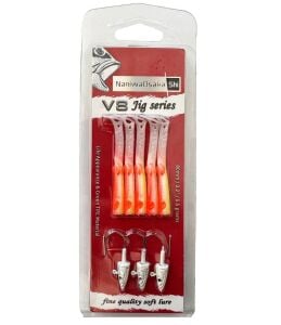 NaniwaOsakaShi V8 Jig Series 8cm 5.5gr Silikon Yem (3+5) Lemon Back