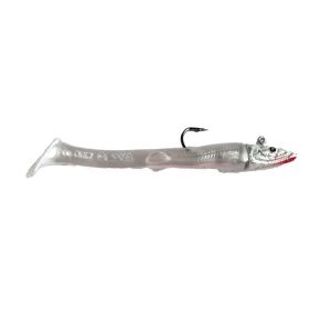 NaniwaOsakaShi V8 Jig Series 8cm 5.5gr Silikon Yem (3+5) Pearl Silver
