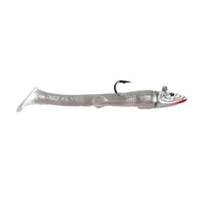 NaniwaOsakaShi V8 Jig Series 8cm 5.5gr Silikon Yem (3+5) Pearl Silver