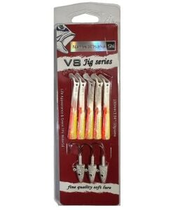 NaniwaOsakaShi V8 Jig Series 10cm 10gr Silikon Yem (3+5) Lemon Back