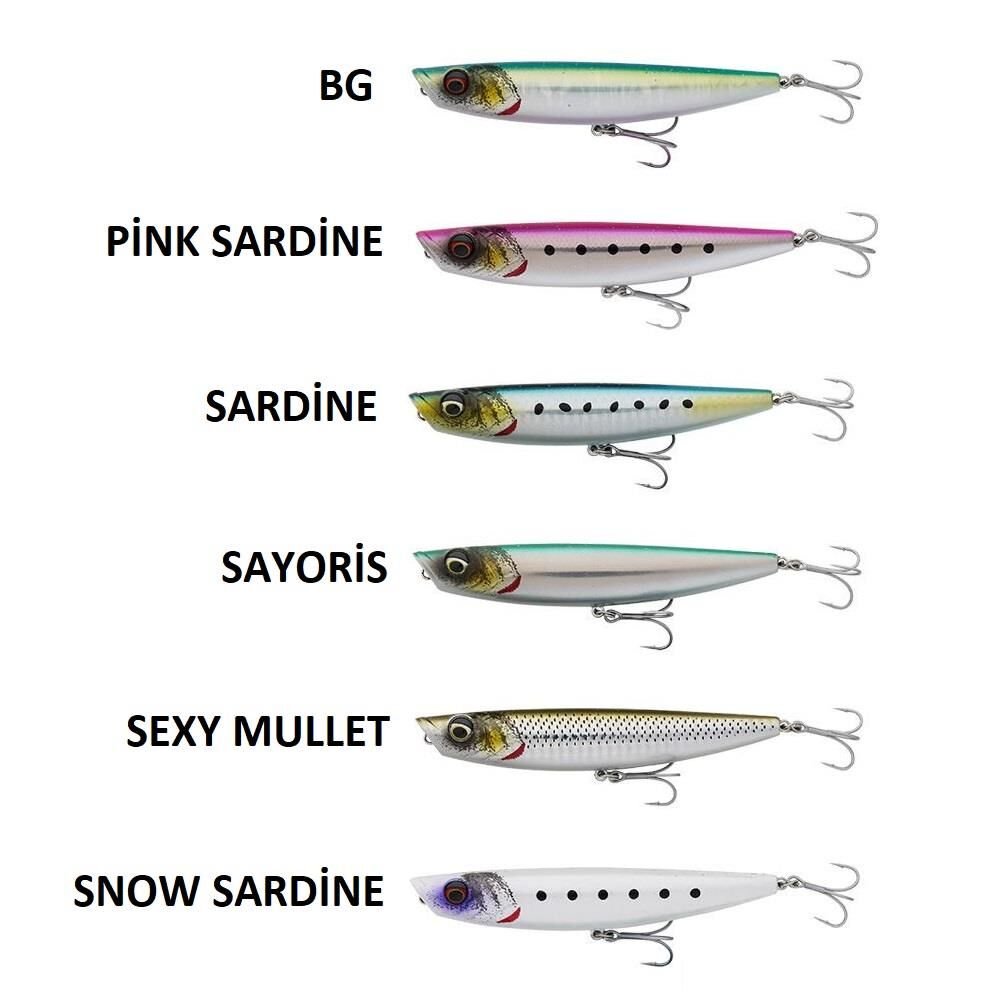 Savage Gear Pop Walker 2.0 9 cm 11 gr F Su Üstü Maket Balık