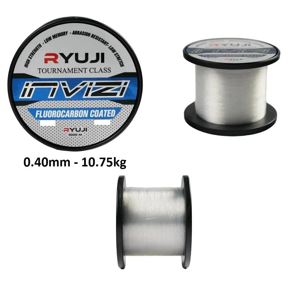 Ryuji Invizi 1000m 0.40mm Fluorocarbon Kaplama Misina
