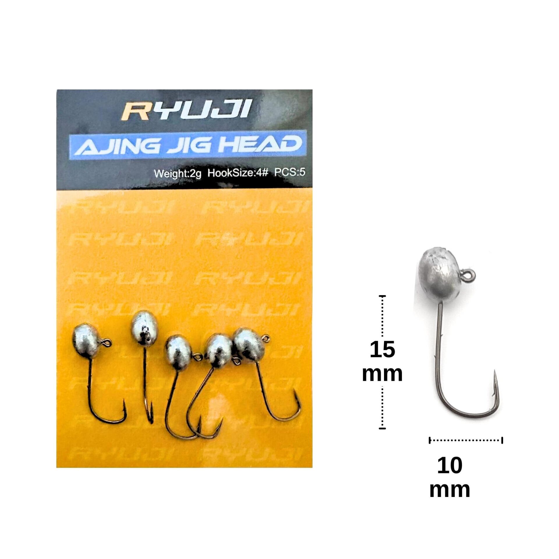 Ryuji Ajing 2gr No:4 Jig Head Zoka (5 Adet)