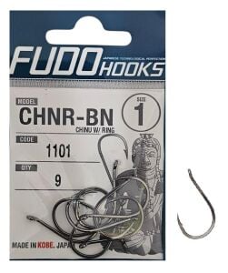 Fudo 1101 No:1 Chinu W/Ring Black Nikel Olta İğnesi 9 Adet