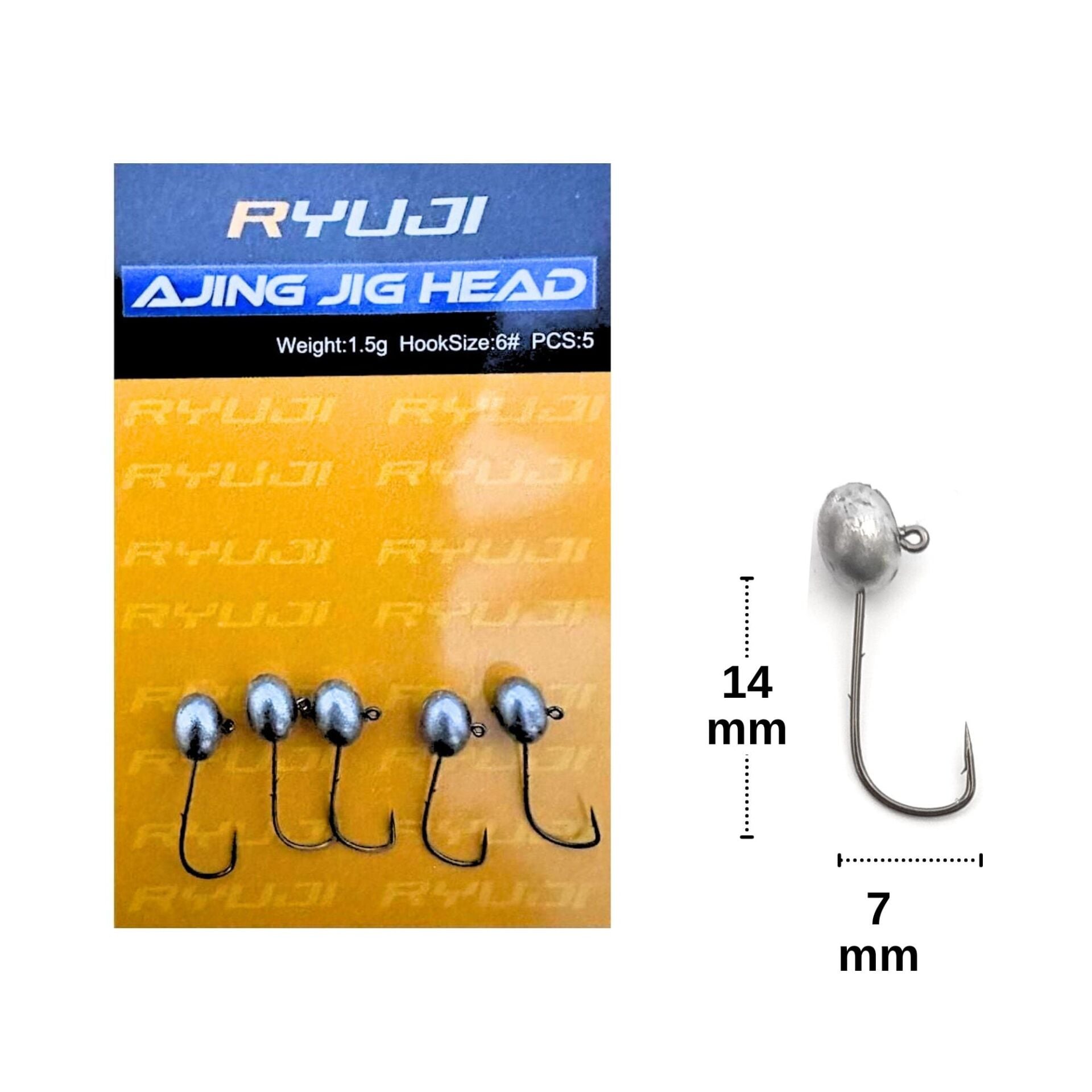 Ryuji Ajing 1.5gr No:6 Jig Head Zoka (5 Adet)
