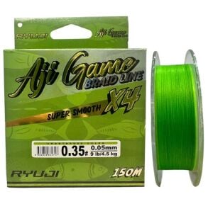 Ryuji Aji Game 4x 150 mt 0.05mm İp Misina Chartreuse