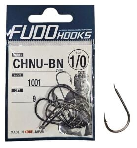 Fudo 1001 No:1/0 Chinu Black Nikel Olta İğnesi 9 Adet