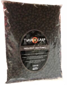 Tuna Carp Yağlı Pelet Yem 9 mm 1000 gr