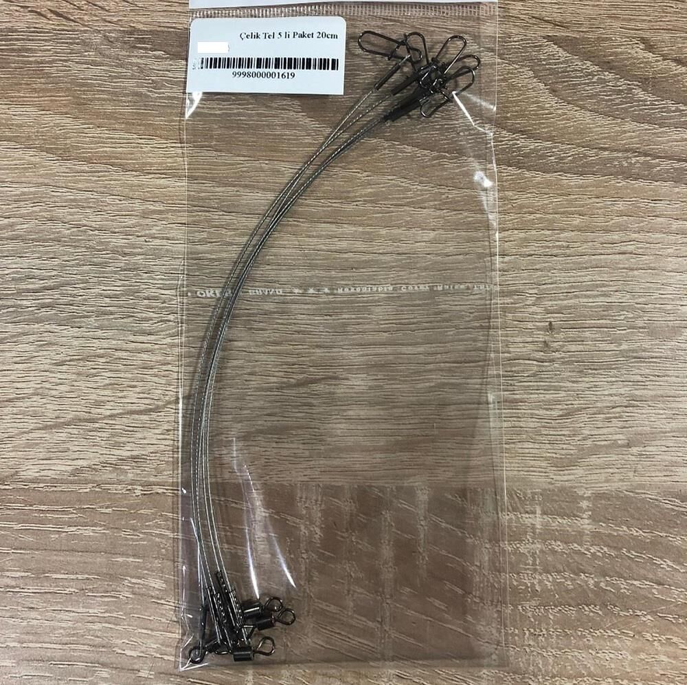 Çelik Tel 5 li Paket 20cm El Yapımı