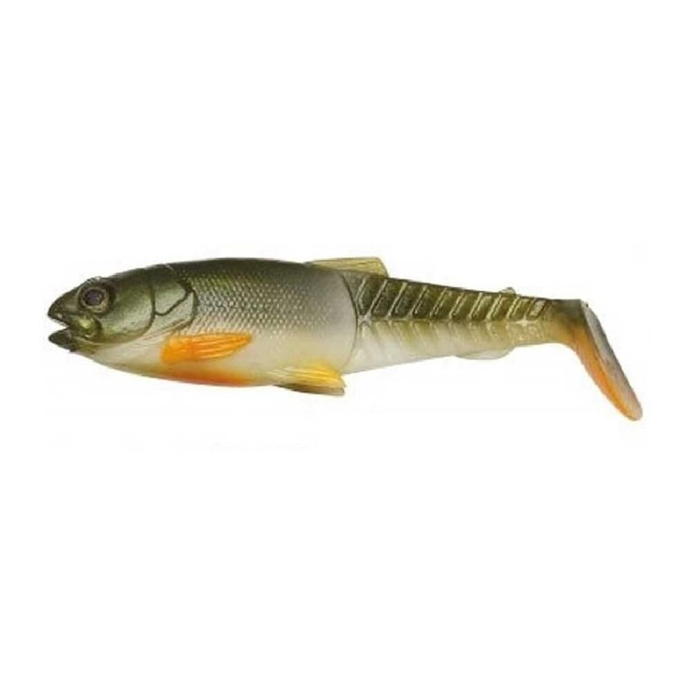 Savage Gear Craft Cannibal Paddletail 10 cm 12 gr Suni Yem Olive Hot Orange