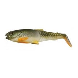 Savage Gear Craft Cannibal Paddletail 10 cm 12 gr Suni Yem Olive Hot Orange